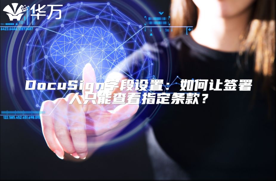 DocuSign字段设置：如何让签署人只能查看指定条款？